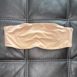 Aerie Nude Bandeau Bra - Underwire support, no padding